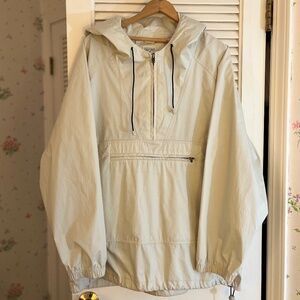 Field Gear Light Tan Cotton Blend Windbreaker EUC